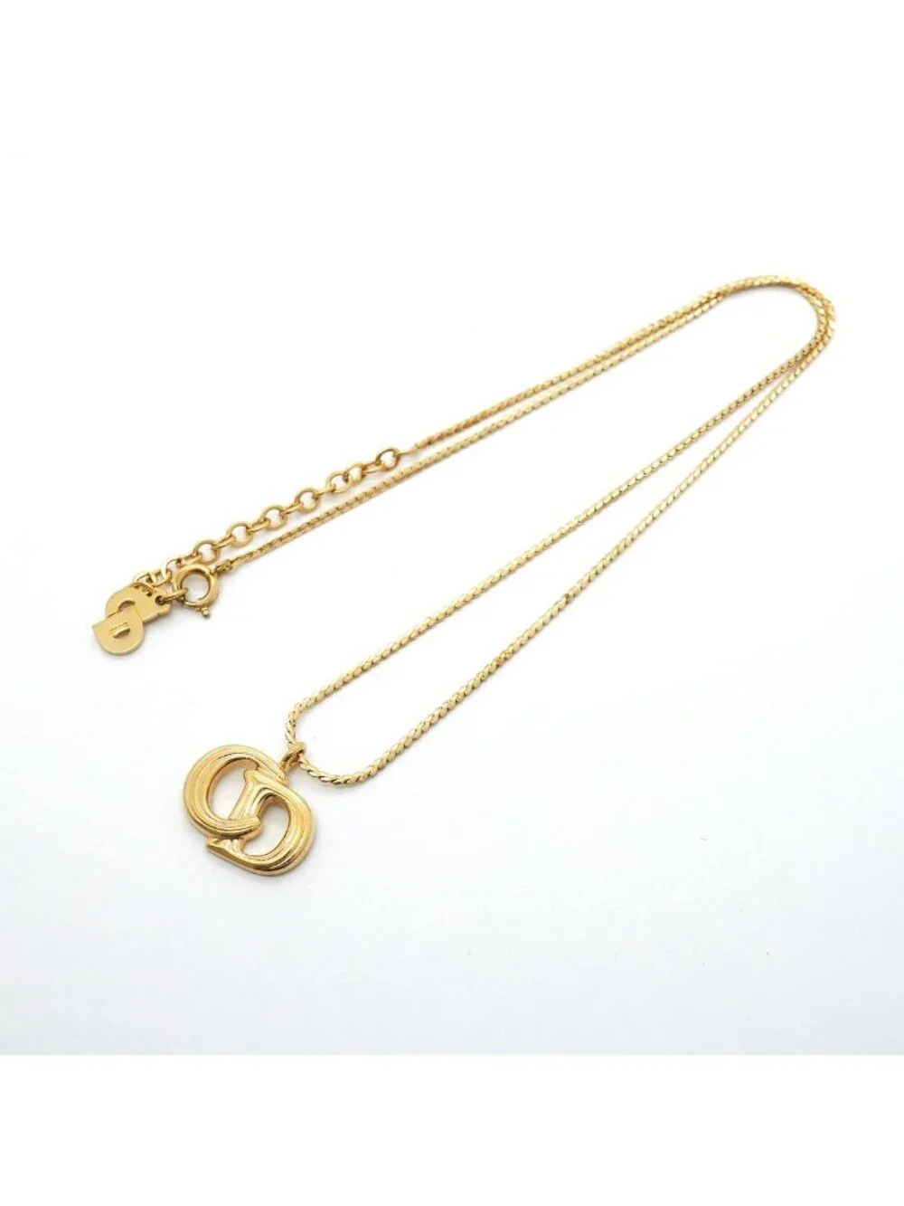 Dior Necklace CD Logo Gold Plated